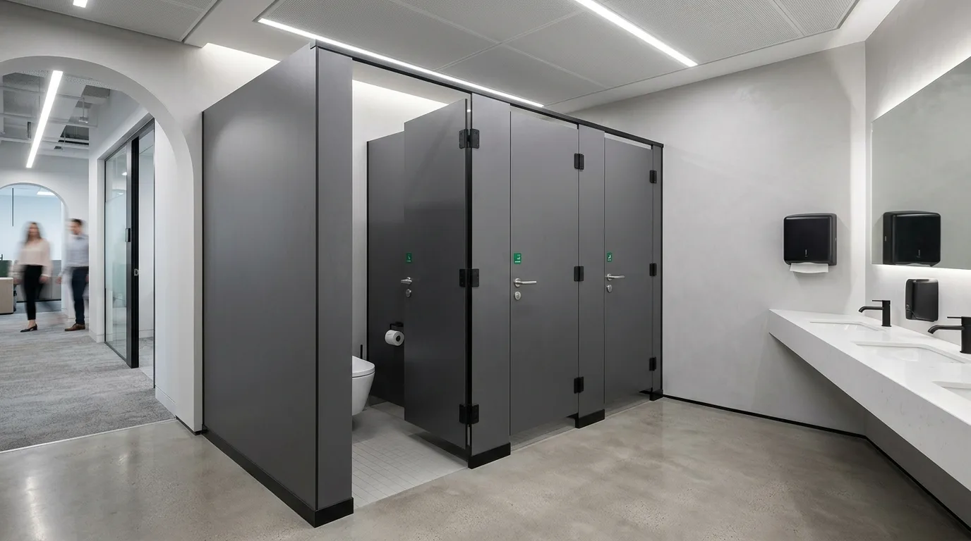 Перегородки из HPL «Аква» — фото 13